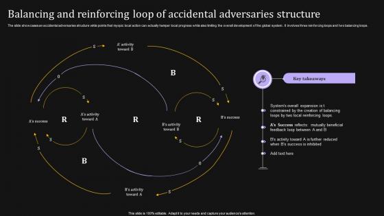Balancing And Reinforcing Loop Of Accidental Adversaries Structure