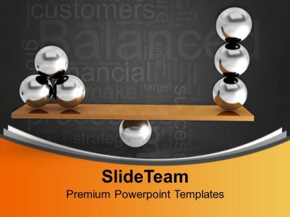 Balancing balls business powerpoint templates ppt themes and graphics 0113