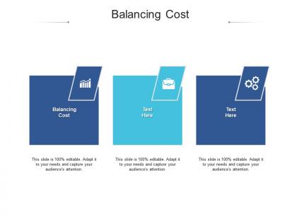 Balancing cost ppt powerpoint presentation professional structure cpb