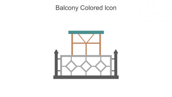 Balcony Colored Icon In Powerpoint Pptx Png And Editable Eps Format
