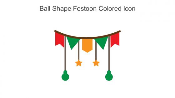 Ball Shape Festoon Colored Icon In Powerpoint Pptx Png And Editable Eps Format