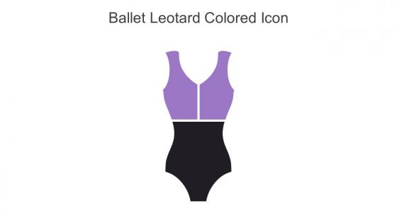 Ballet Leotard Colored Icon In Powerpoint Pptx Png And Editable Eps Format