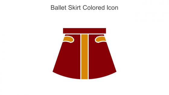 Ballet Skirt Colored Icon In Powerpoint Pptx Png And Editable Eps Format