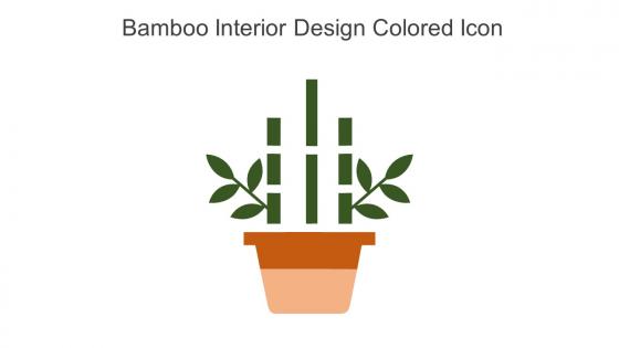 Bamboo Interior Design Colored Icon In Powerpoint Pptx Png And Editable Eps Format