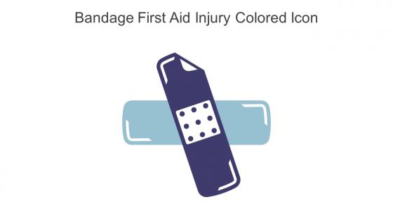 Bandage First Aid Injury Colored Icon In Powerpoint Pptx Png And Editable Eps Format