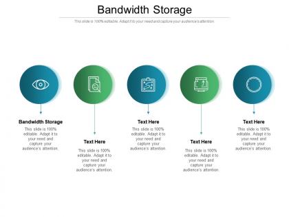 Bandwidth storage ppt powerpoint presentation model templates cpb