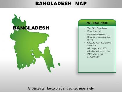 Bangladesh country powerpoint maps