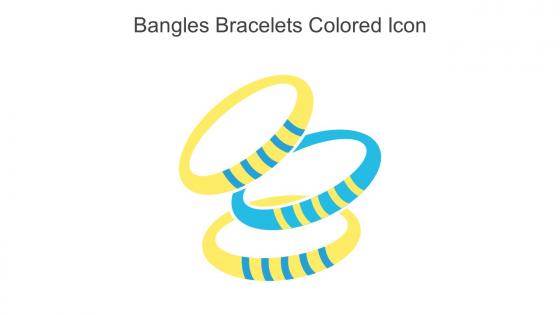 Bangles Bracelets Colored Icon In Powerpoint Pptx Png And Editable Eps Format