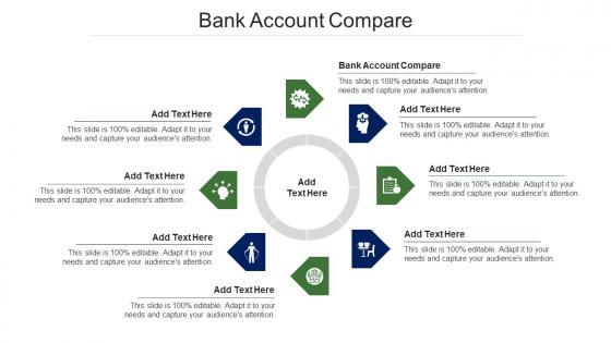 Bank Account Compare Ppt Powerpoint Presentation Portfolio Design Templates Cpb