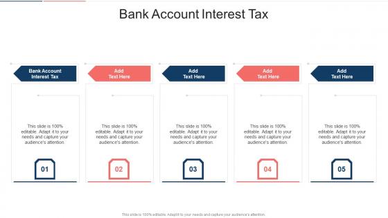 Bank Account Interest Tax In Powerpoint And Google Slides Cpb