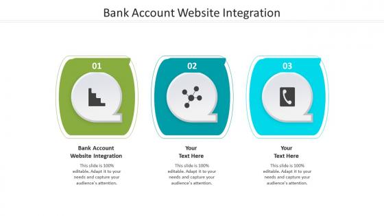 Bank account website integration ppt powerpoint presentation layouts graphics pictures cpb