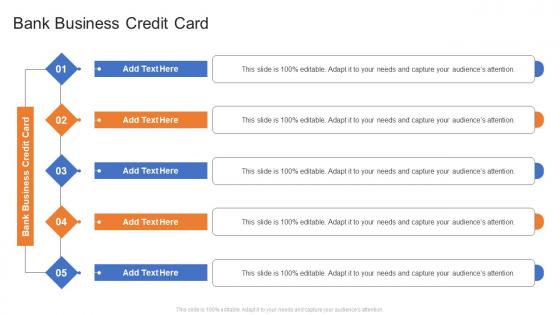 Bank Business Credit Card In Powerpoint And Google Slides Cpb