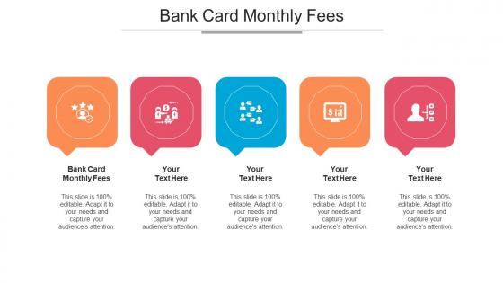 Bank Card Monthly Fees Ppt Powerpoint Presentation Visual Aids Background Cpb