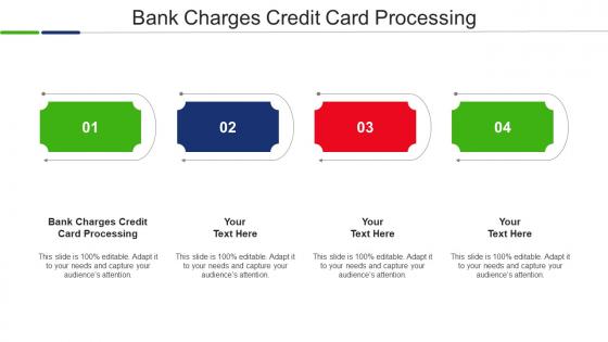 Bank Charges Credit Card Processing Ppt Powerpoint Presentation Icon Graphic Tips Cpb