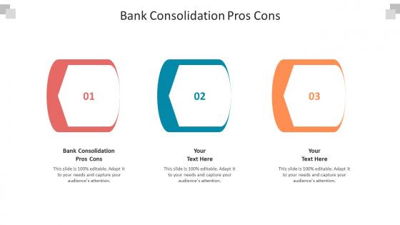 Bank consolidation pros cons ppt powerpoint presentation infographic template example topics cpb