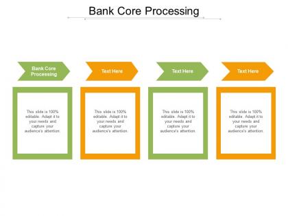 Bank core processing ppt powerpoint presentation visuals cpb