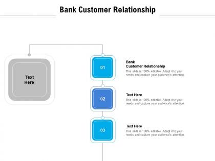 Bank customer relationship ppt powerpoint presentation icon background images cpb