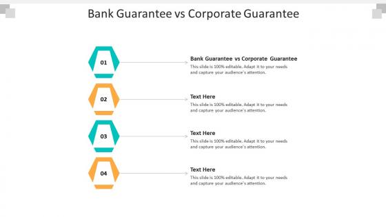 Bank guarantee vs corporate guarantee ppt powerpoint presentation professional cpb