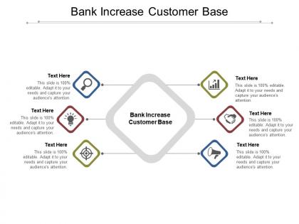 Bank increase customer base ppt powerpoint presentation icon elements cpb