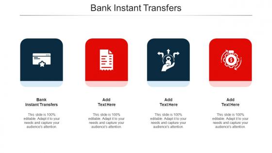 Bank Instant Transfers Ppt Powerpoint Presentation Outline Show Cpb