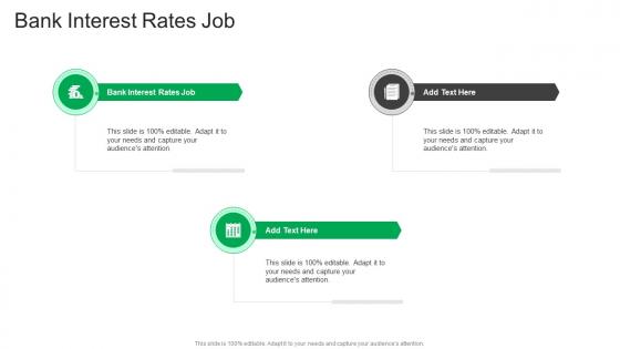 Bank Interest Rates Job In Powerpoint And Google Slides Cpb