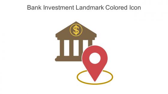 Bank Investment Landmark Colored Icon In Powerpoint Pptx Png And Editable Eps Format