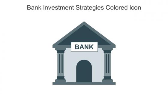 Bank Investment Strategies Colored Icon In Powerpoint Pptx Png And Editable Eps Format