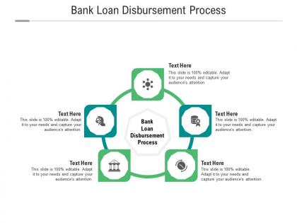 Bank loan disbursement process ppt powerpoint presentation file demonstration cpb