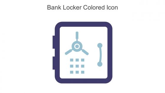 Bank Locker Colored Icon In Powerpoint Pptx Png And Editable Eps Format