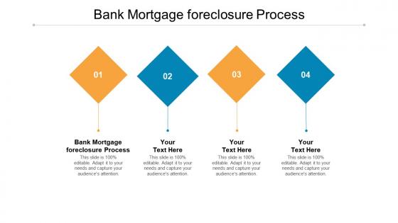 Bank mortgage foreclosure process ppt powerpoint presentation file vector cpb