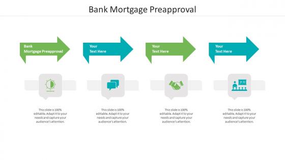 Bank mortgage preapproval ppt powerpoint presentation gallery background designs cpb
