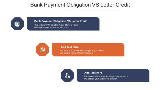 Bank Payment Obligation VS Letter Credit Ppt Powerpoint Presentation Files Cpb