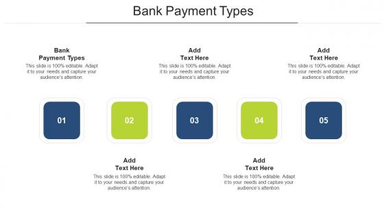 Bank Payment Types In Powerpoint And Google Slides Cpb