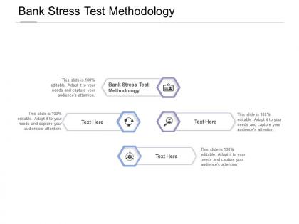 Bank stress test methodology ppt powerpoint presentation model ideas cpb