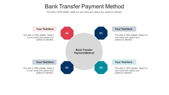 Bank transfer payment method ppt powerpoint presentation inspiration clipart cpb