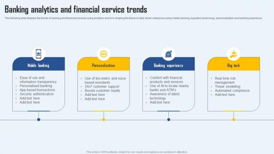 Banking Analytics And Financial Service Trends