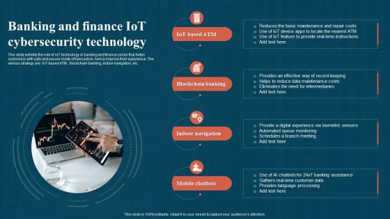 Banking And Finance IoT Cybersecurity Technology