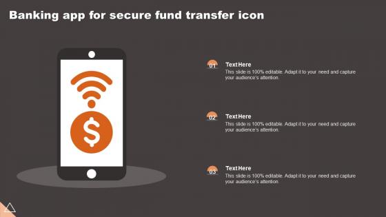 Banking App For Secure Fund Transfer Icon