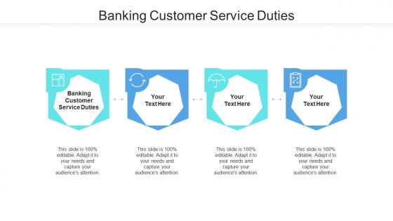 Banking customer service duties ppt powerpoint presentation professional structure cpb