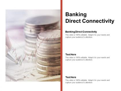 Banking direct connectivity ppt powerpoint presentation slides background cpb