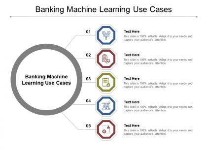 Banking machine learning use cases ppt powerpoint presentation icon diagrams cpb