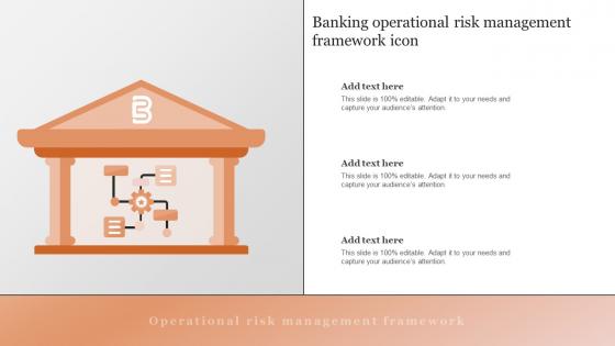 Banking Operational Risk Management Framework Icon
