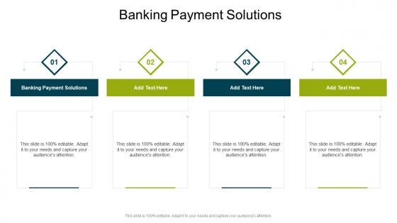 Banking Payment Solutions In Powerpoint And Google Slides Cpb