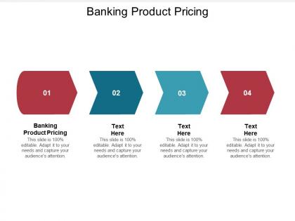Banking product pricing ppt powerpoint presentation portfolio design ideas cpb