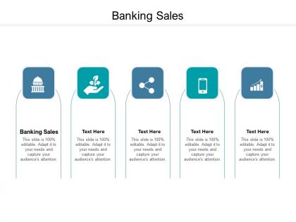 Banking sales ppt powerpoint presentation gallery brochure cpb