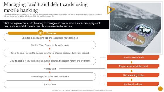Banking Solutions For Improving Customer Managing Credit And Debit Cards Using Mobile Banking Fin SS V