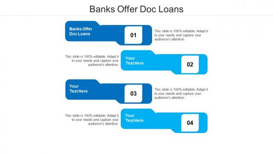 Banks offer doc loans ppt powerpoint presentation icon mockup cpb