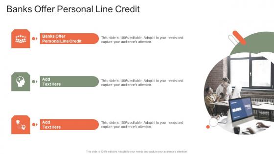 Banks Offer Personal Line Credit In Powerpoint And Google Slides Cpb
