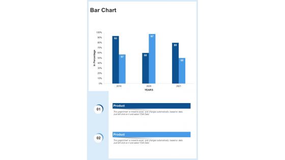 Bar Chart Consulting Proposal One Pager Sample Example Document