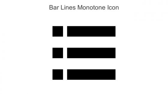 Bar Lines Monotone Icon In Powerpoint Pptx Png And Editable Eps Format